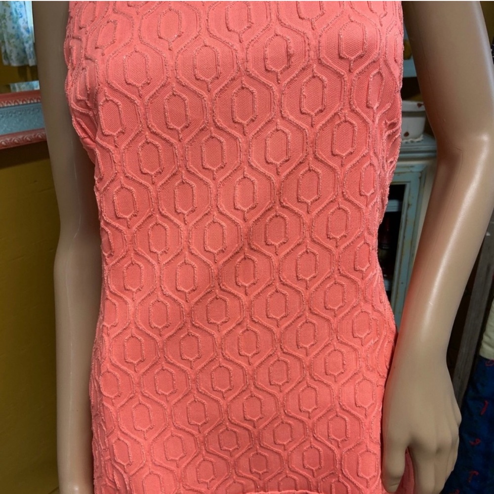 Lilly Pulitzer Vibrant Coral Mini Dress